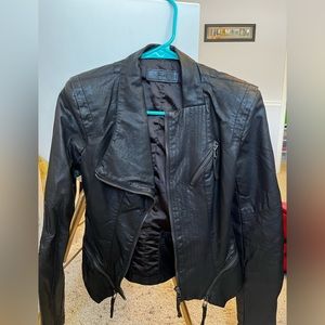 Blank NYC black leather jacket XS